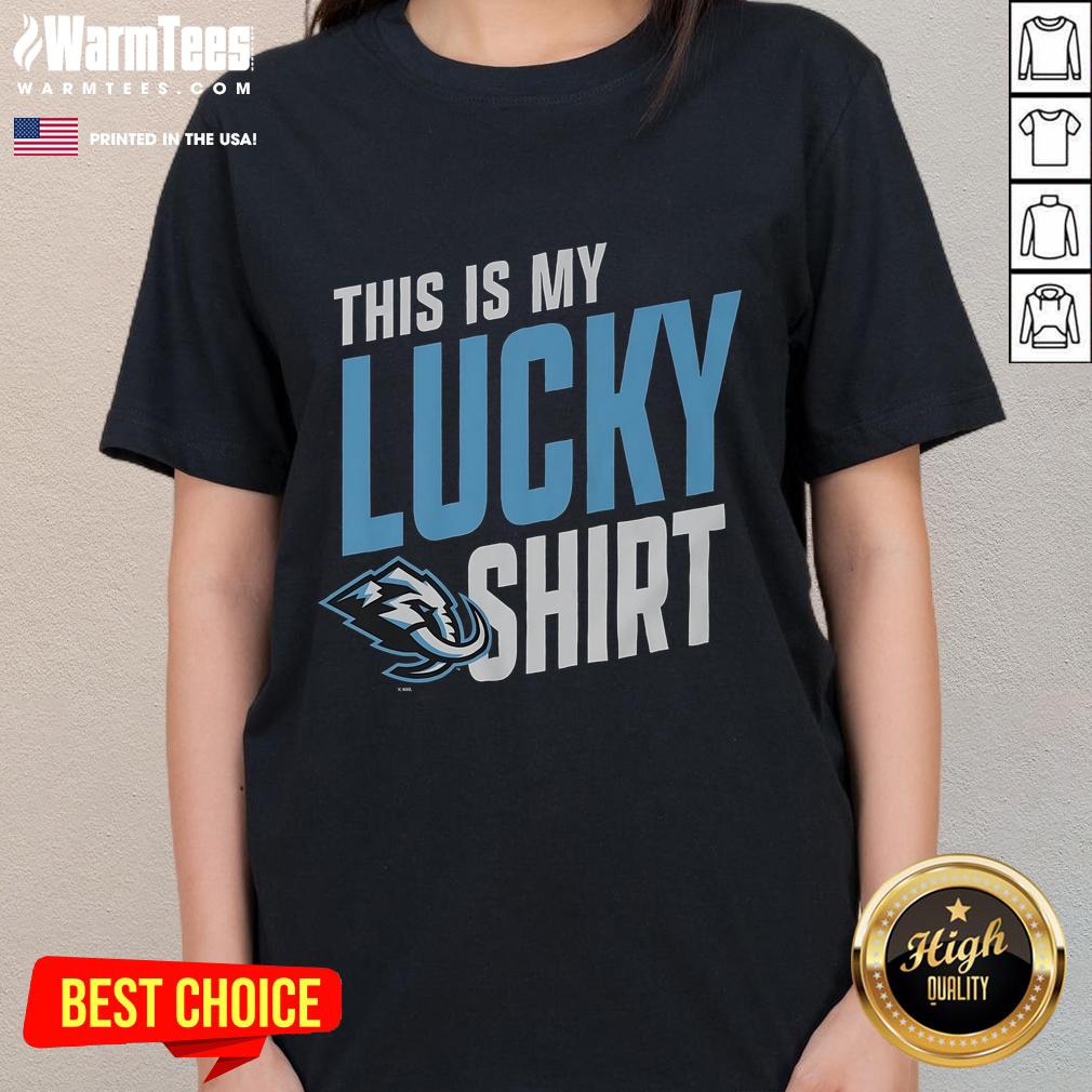 Good Utah Mammoth This Is My Lucky T-Shirt - Image 3