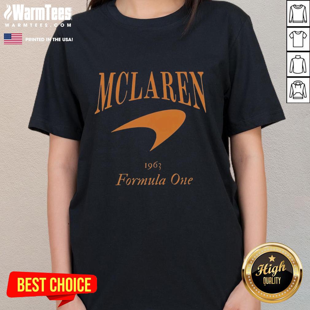 Good Vintage Style F1 Mclaren Racing T-Shirt - Image 3