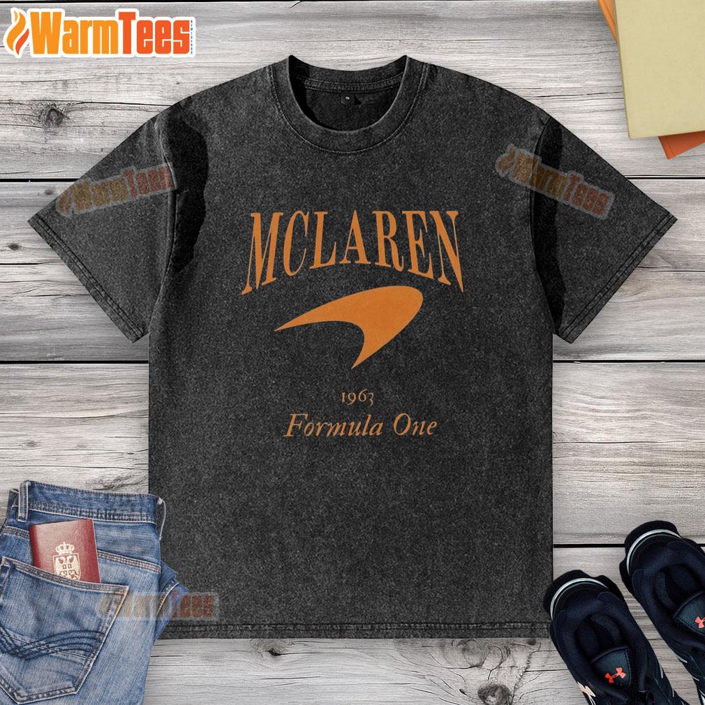 Good Vintage Style F1 Mclaren Racing T-Shirt - Image 6