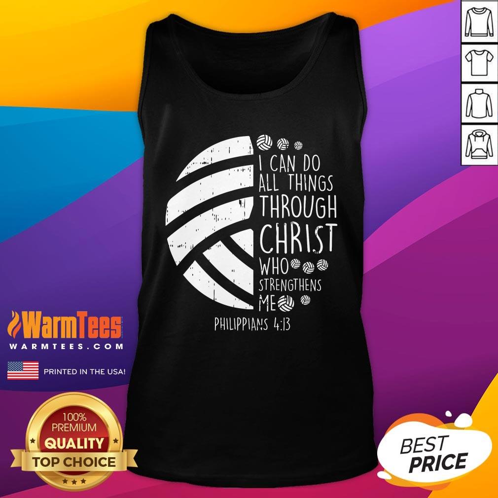 Good Volleyball I Can Do Things Bible Verse God Jesus T-Shirt - Image 5