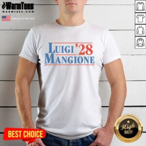 Good Vote Luigi 2028 Retro Campaign T-Shirt
