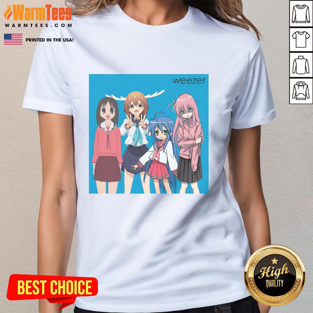 Good Weezer Ayumu Osaka Kasuga Noko Shikanoko Konata Izumi Gotoh Hitori T-Shirt - Image 3