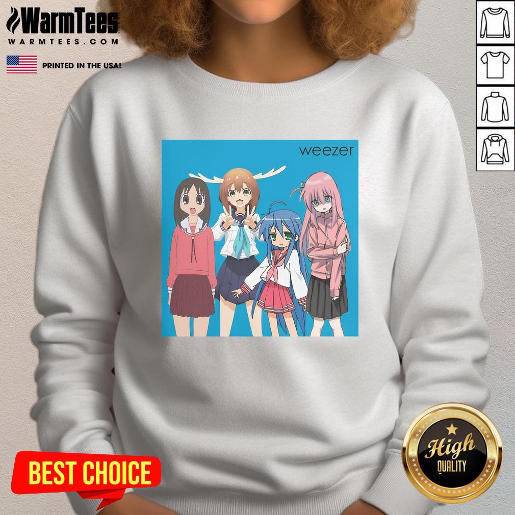 Good Weezer Ayumu Osaka Kasuga Noko Shikanoko Konata Izumi Gotoh Hitori T-Shirt - Image 5