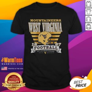 Good West Virginia Mountaineers Stripe Splash T-Shirt