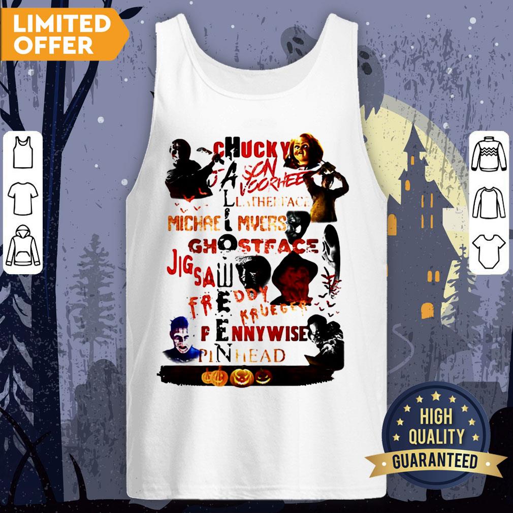 Halloween Chucky Jason Voorhees Leatherface Michael Myers Ghostface Jigsaw Shirt - Image 2