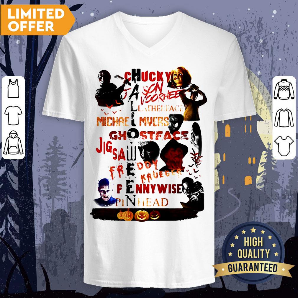 Halloween Chucky Jason Voorhees Leatherface Michael Myers Ghostface Jigsaw Shirt - Image 3