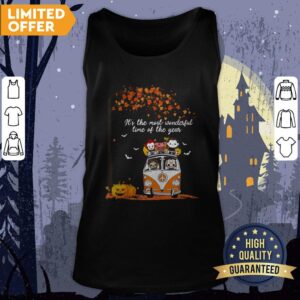 Alternative view of Hippie Car Horror Characters Chibi It’s The Most Wonderful Time Of The Year Halloween Shirt