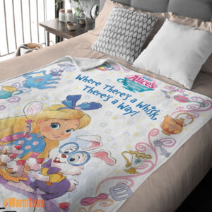 Alternative view of Happy Alice's Wonderland Bakery Disney Junior Blanket Fleece Customized Blanket