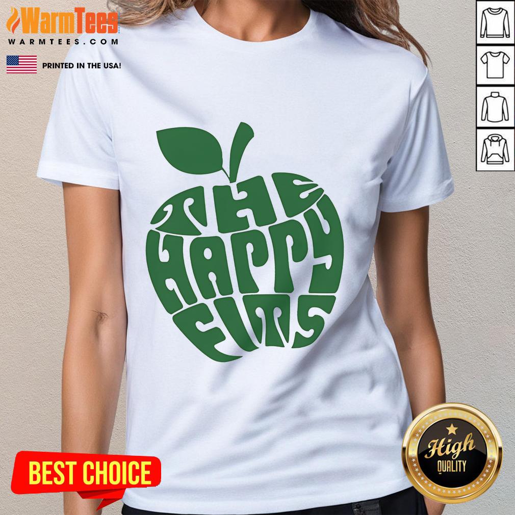 Happy Apple Ringer The Happy Fits T-Shirt - Image 3