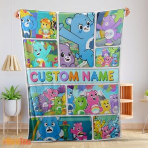 Happy Care Bears Friends Blanket Fleece Customized Blanket