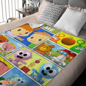 Alternative view of Happy Cartoon Baby First TV Quilt Velveteen Cute Blanket Fleece Customized Blanket
