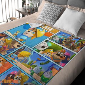 Alternative view of Happy Cartoon PAW Patrol Baby Animals Blanket Fleece Customized Blanket