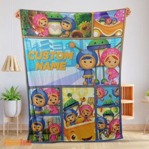 Happy Cartoon Team Umizoomi Cute Blanket Fleece Customized Blanket