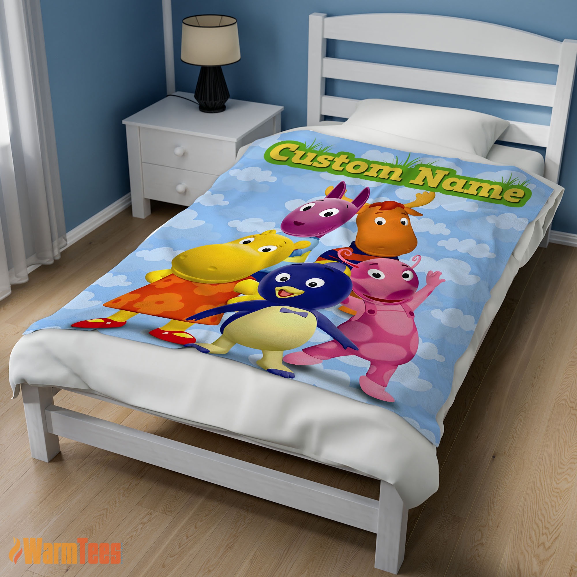 Happy Cartoon The Backyardigans With Friends Blanket Fleece Customized Blanket - Image 3