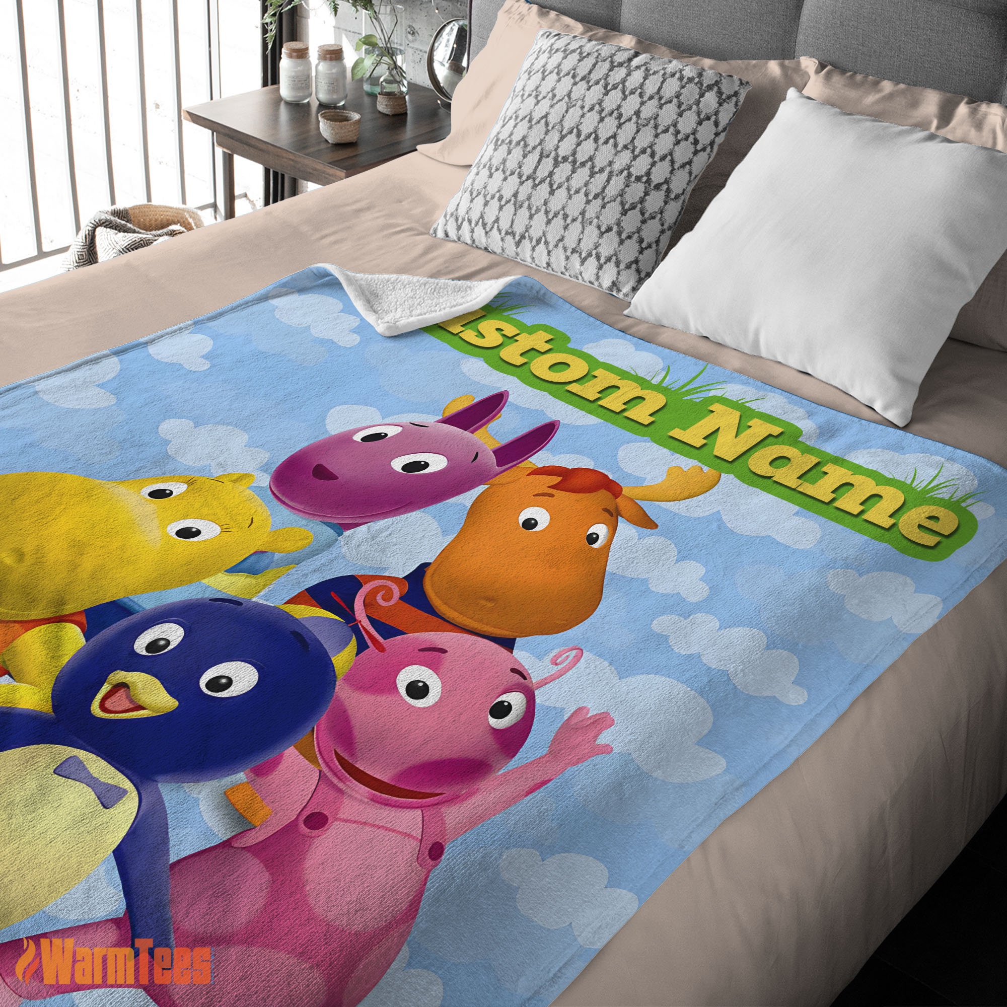 Happy Cartoon The Backyardigans With Friends Blanket Fleece Customized Blanket - Image 2