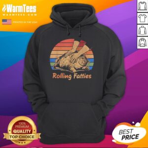 Alternative view of Happy Cat Rolling Fatties Funny T-Shirt