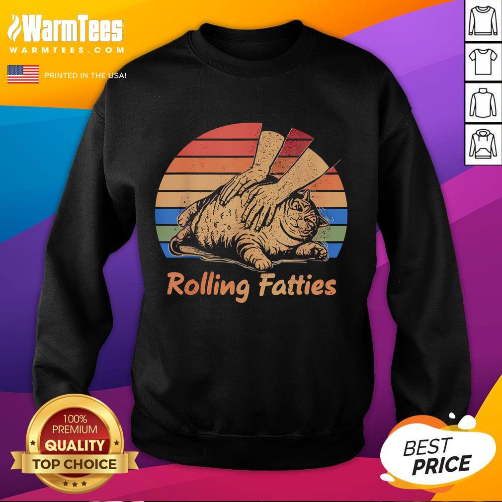 Happy Cat Rolling Fatties Funny T-Shirt - Image 5