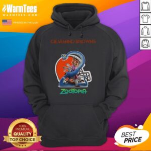 Alternative view of Happy Cleveland Browns Zootopia 2 T-Shirt