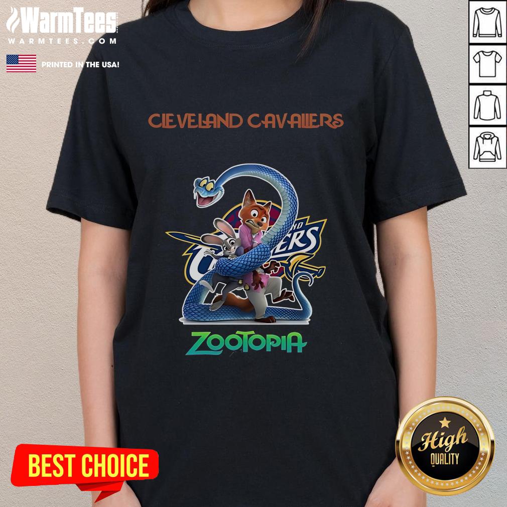 Happy Cleveland Cavaliers Zootopia 2 T-Shirt - Image 3