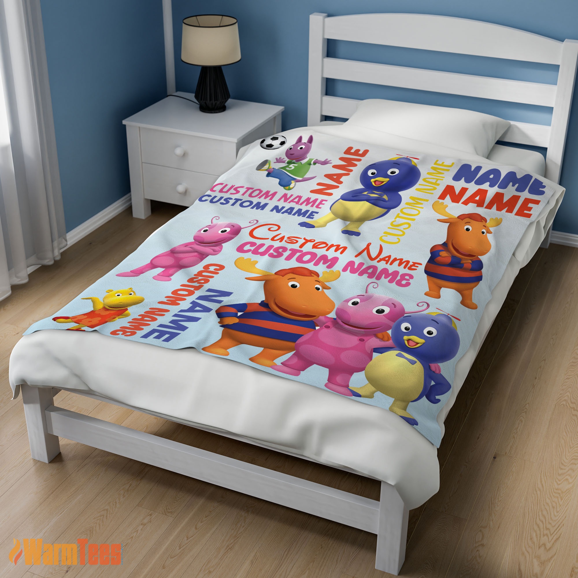 Happy Cute Backyardigans Characters Blanket Fleece Customized Blanket - Image 3