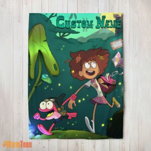 Happy Disney Amphibia Adventure Blanket Fleece Customized Blanket