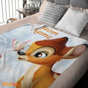 Alternative view of Happy Disney Bambi And Thumper Blanket Fleece Customized Blanket