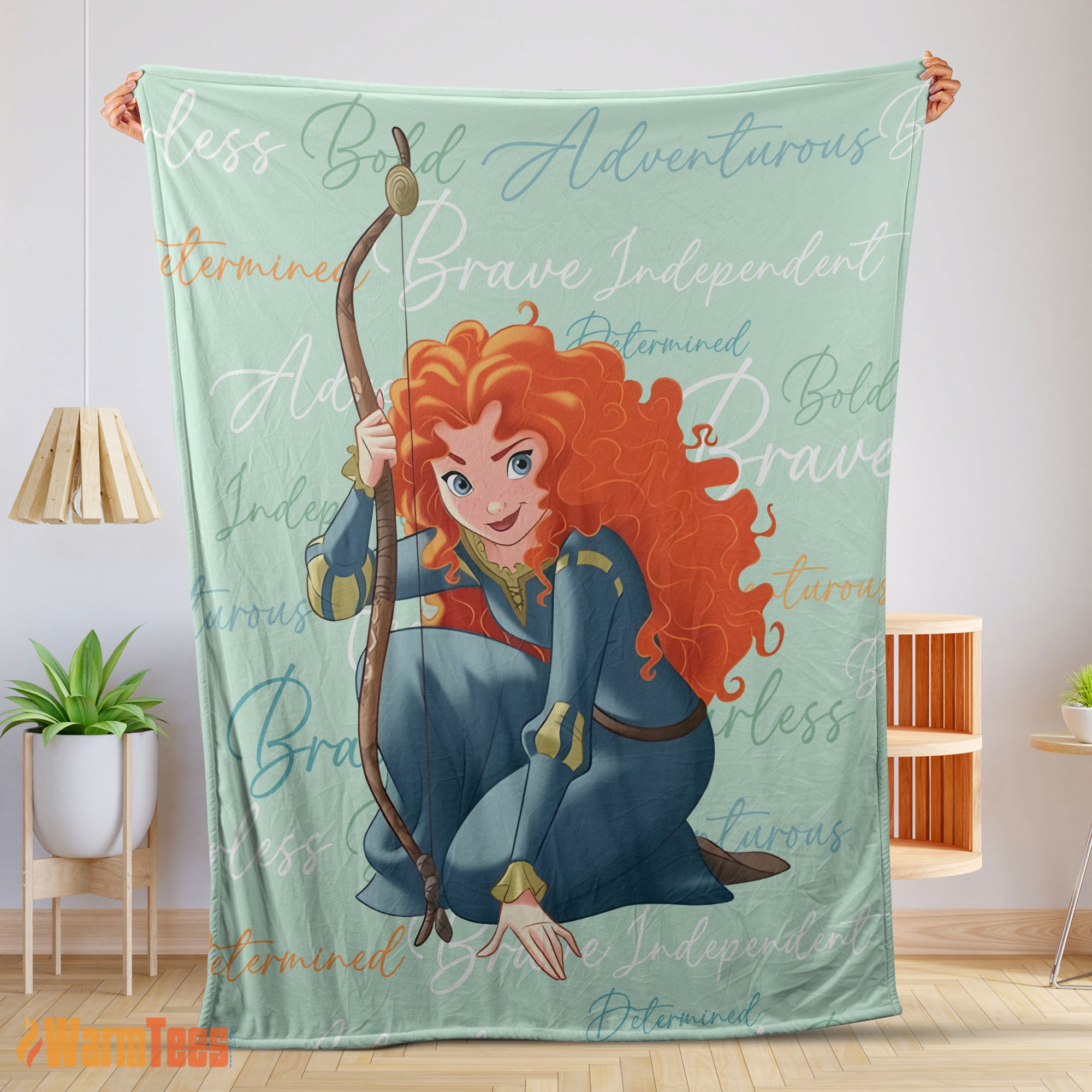 Happy Disney Brave Merida Princess Blanket Fleece