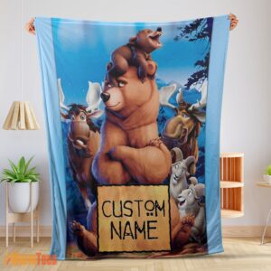 Happy Disney Brother Bear Poster Blanket Fleece Customized Blanket