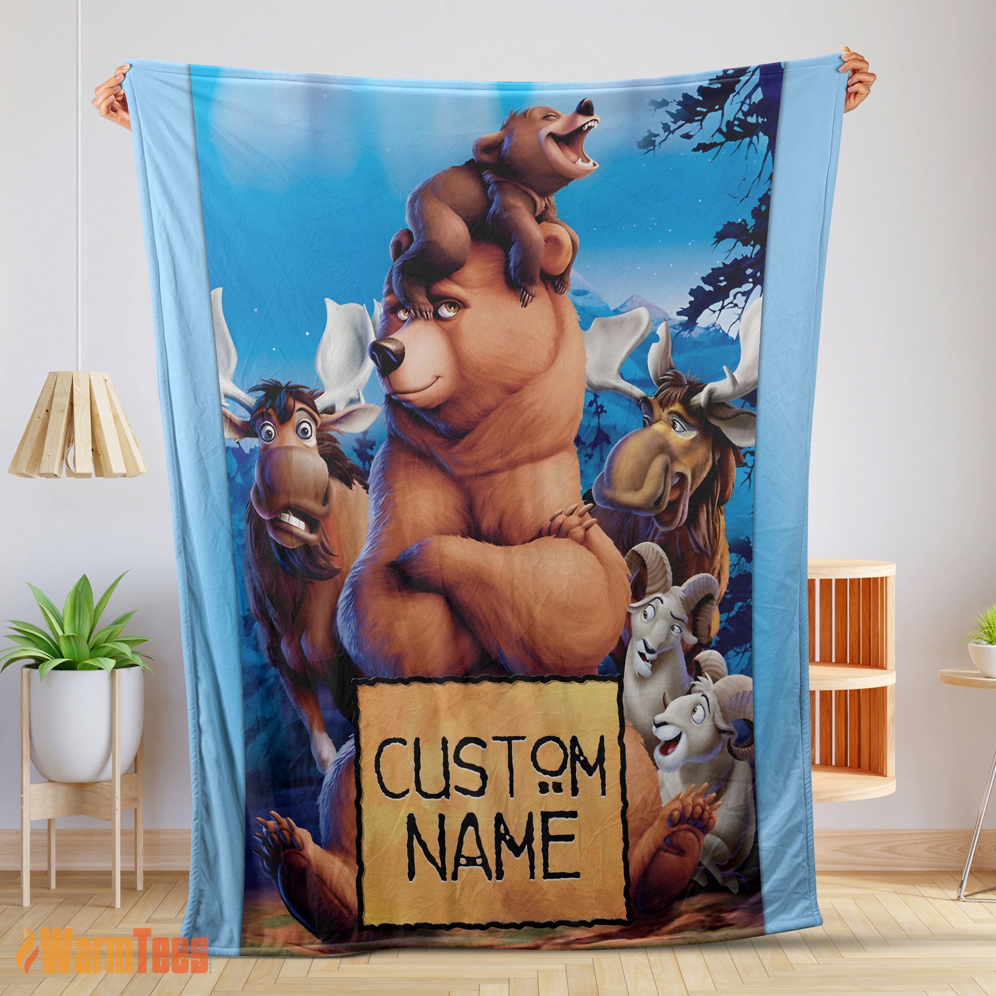 Happy Disney Brother Bear Poster Blanket Fleece Customized Blanket