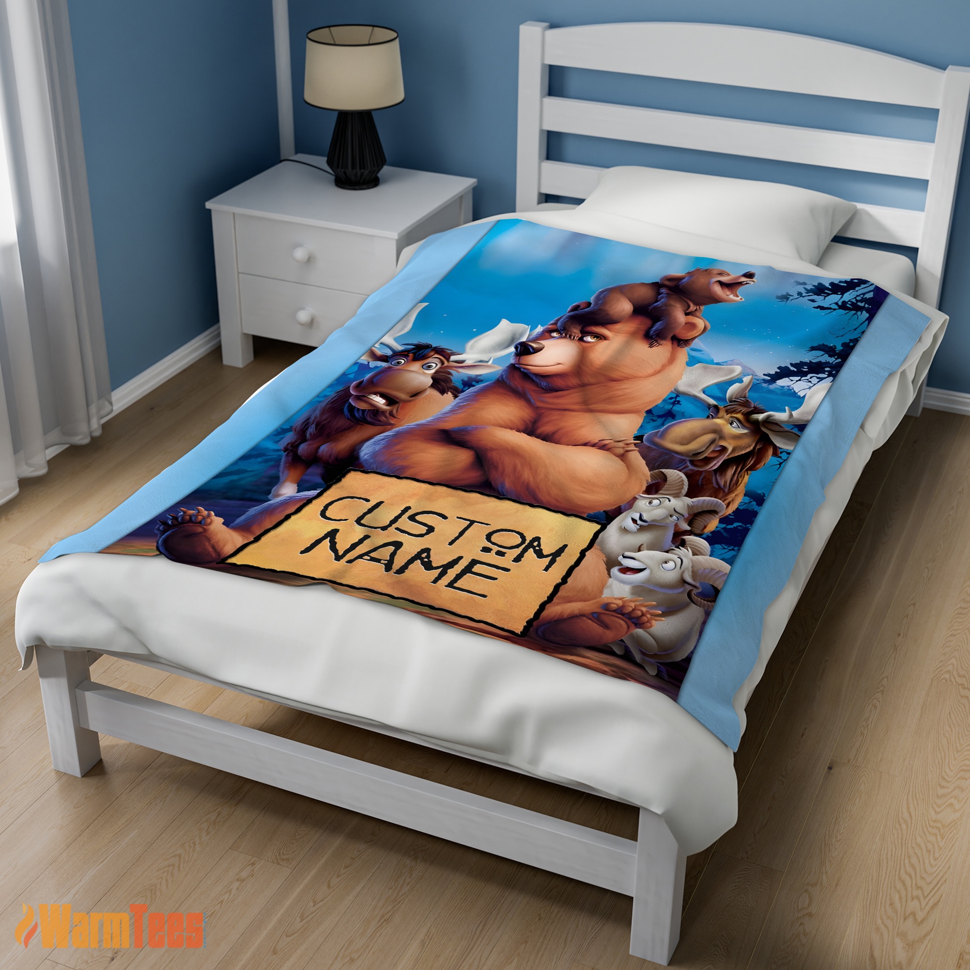 Happy Disney Brother Bear Poster Blanket Fleece Customized Blanket - Image 3