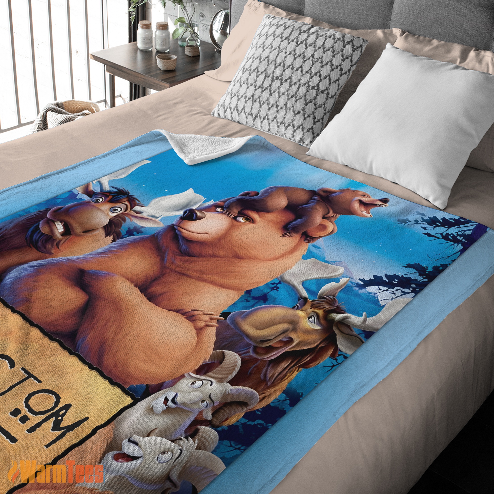 Happy Disney Brother Bear Poster Blanket Fleece Customized Blanket - Image 2