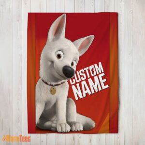 Happy Disney Cartoon Bolt Blanket Fleece Customized Blanket