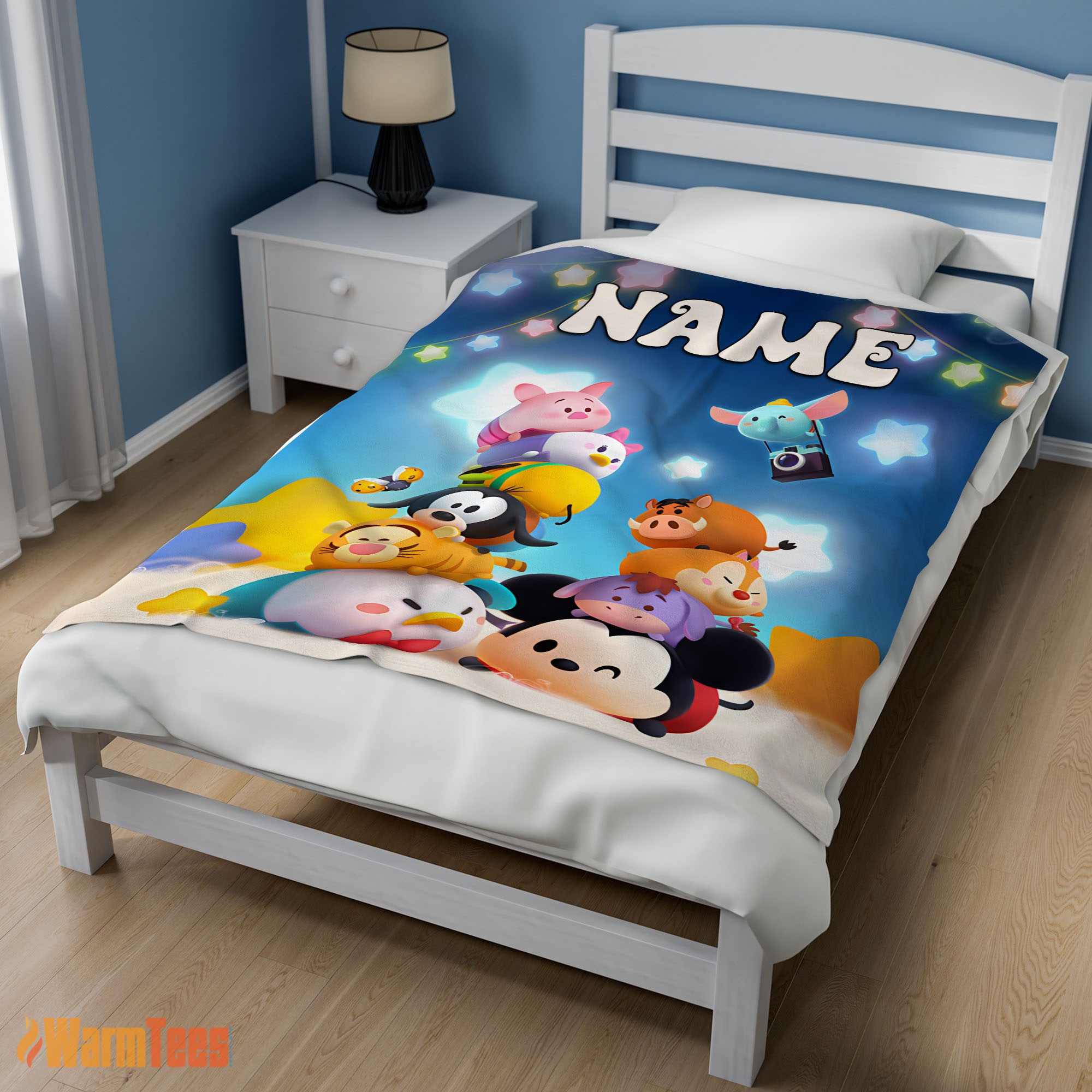 Happy Disney Cartoon Mickey and Friends Cute Blanket Fleece Customized Blanket - Image 3