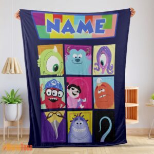 Happy Disney Cartoon Monsters Inc Movie Blanket – Customize Blanket