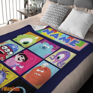 Alternative view of Happy Disney Cartoon Monsters Inc Movie Blanket – Customize Blanket