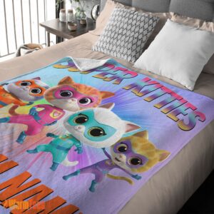 Alternative view of Happy Disney Cartoon SuperKitties Blanket Fleece Customized Blanket