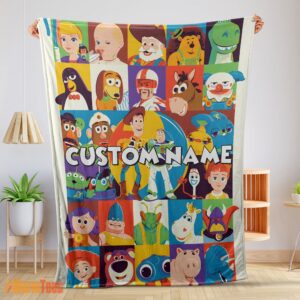 Happy Disney Cartoon Toy Story Velveteen Cute Blanket Fleece Customized Blanket