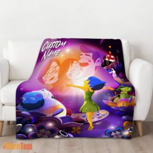 Alternative view of Happy Disney Inside Out Family Unite Blanket Fleece Customized Blanket