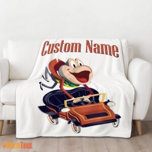Alternative view of Happy Disney Mr Toad Vintage Cartoon Blanket Fleece Customized Blanket