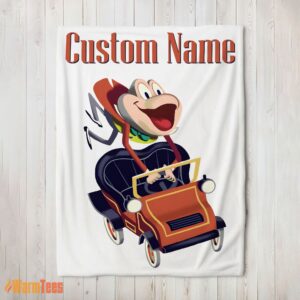 Happy Disney Mr Toad Vintage Cartoon Blanket Fleece Customized Blanket