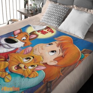 Alternative view of Happy Disney Oliver & Company Jenny Foxworth Oliver Dodger Blanket Fleece Customized Blanket