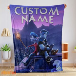 Happy Disney Pixar Onward Poster Blanket Fleece Customized Blanket