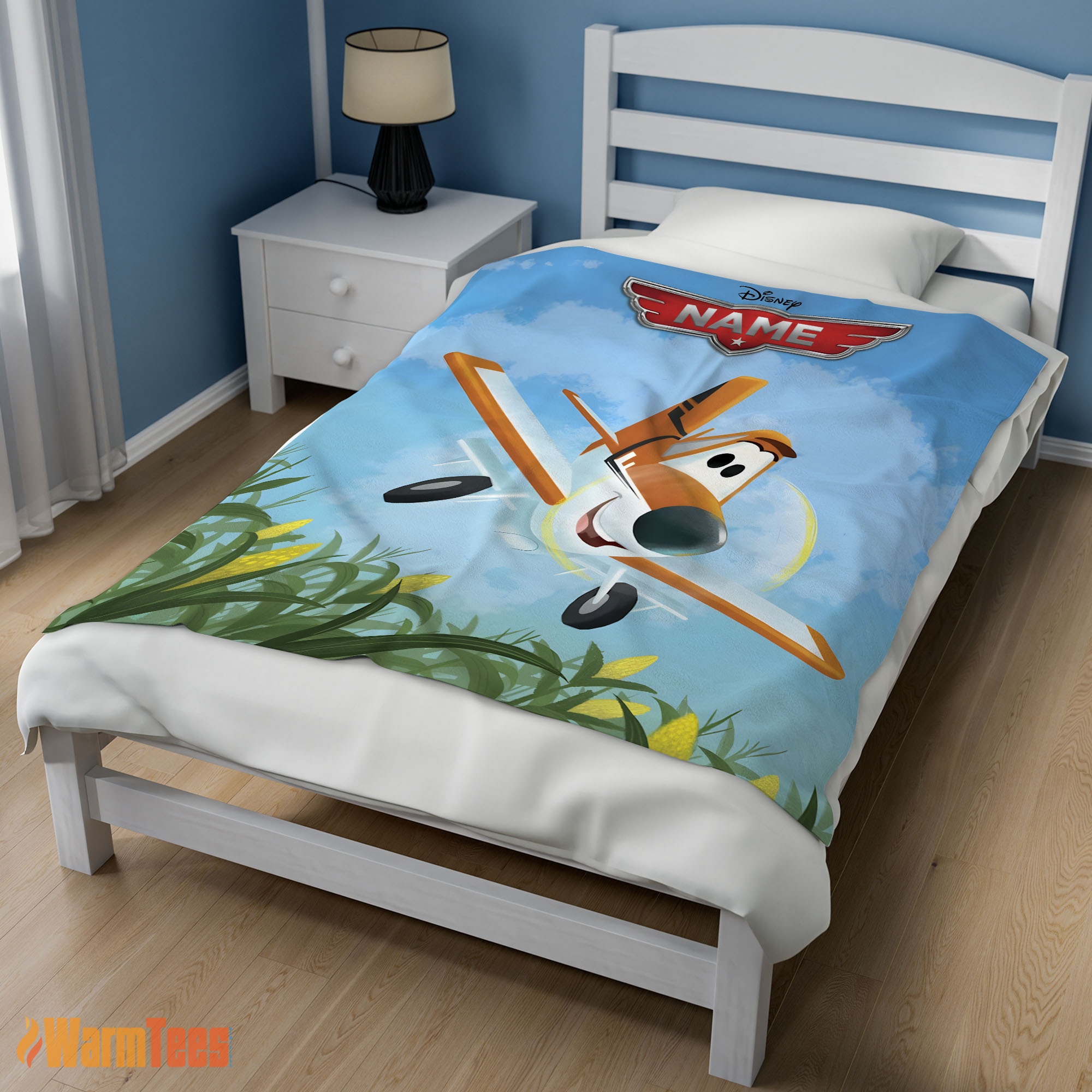 Happy Disney Planes Movie Dusty Crophopper Blanket Fleece Customized Blanket - Image 3