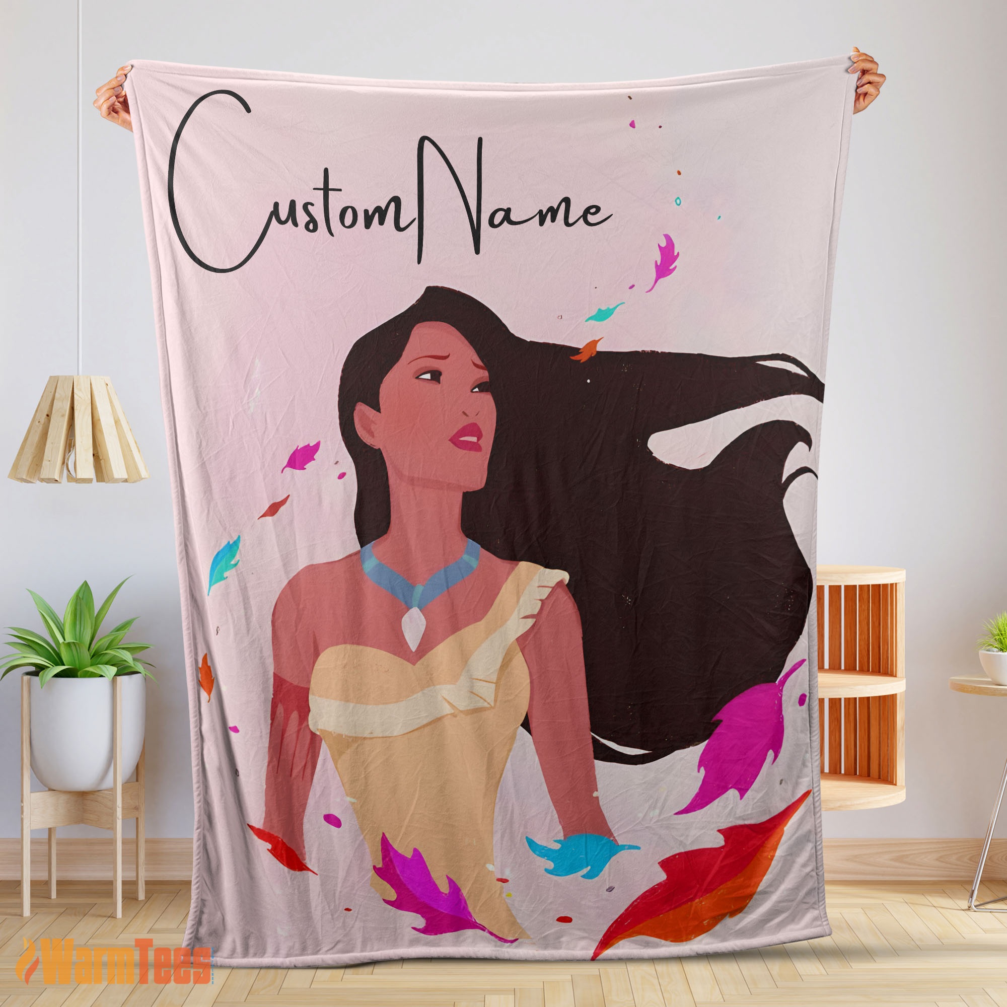 Happy Disney Pocahontas Blanket Fleece Customized Blanket