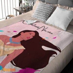 Alternative view of Happy Disney Pocahontas Blanket Fleece Customized Blanket