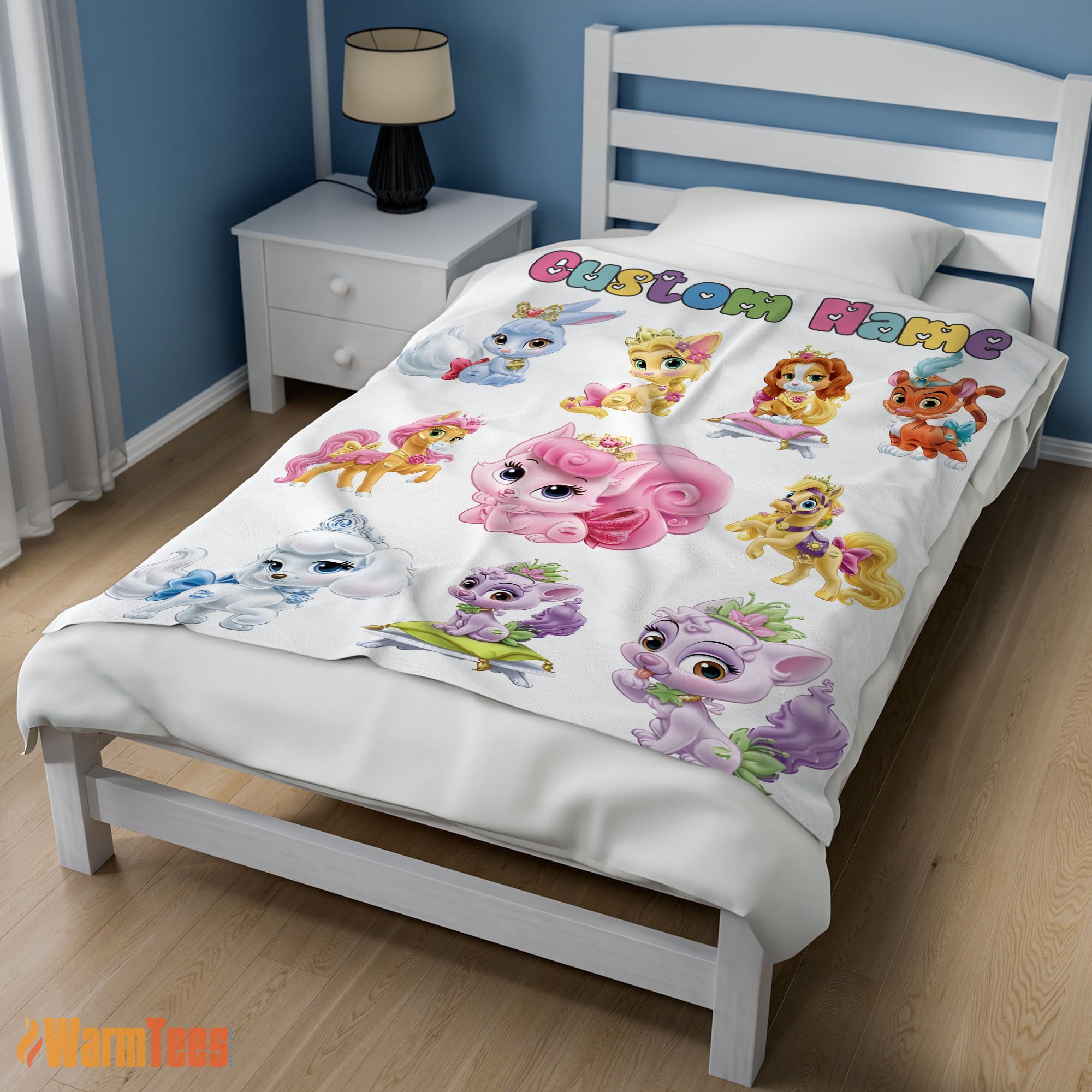 Happy Disney Princess Palace Pets Blanket Fleece Customized Blanket - Image 3