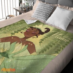 Alternative view of Happy Disney Princess Tiana Blanket Fleece Customized Blanket