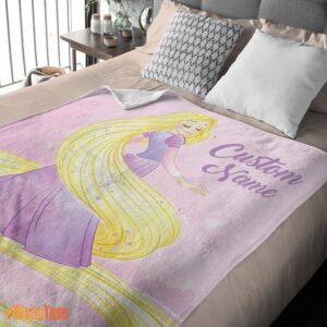 Alternative view of Happy Disney Rapunzel Blanket Fleece Customized Blanket