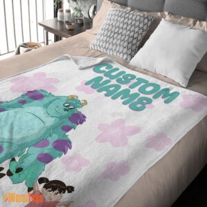 Alternative view of Happy Disney Sulley & Boo Monsters Inc Blanket Fleece Customized Blanket
