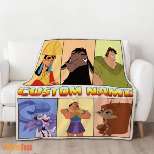 Alternative view of Happy Disney The Emperor's New Groove Blanket Fleece Customized Blanket